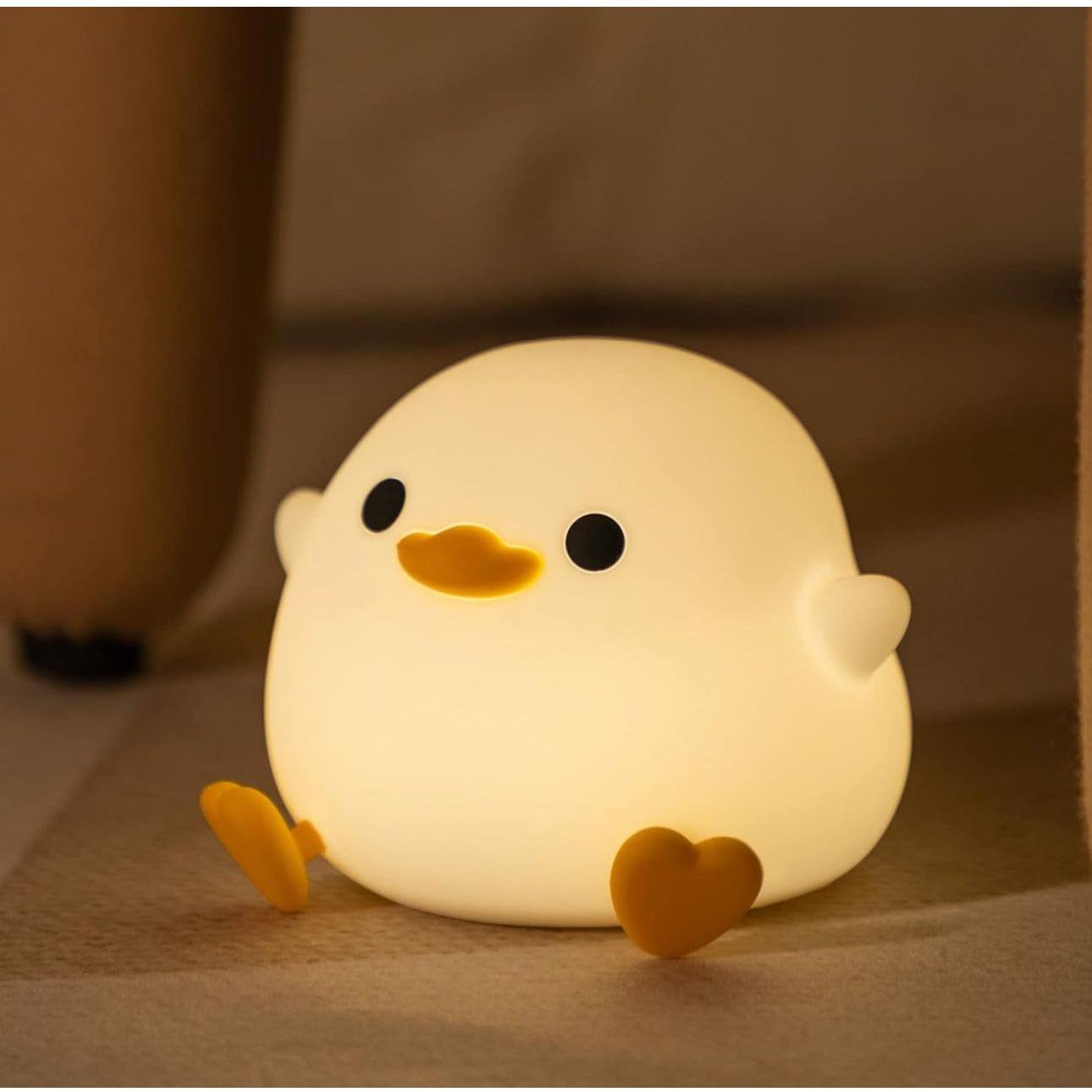 DuckieDream Veilleuse Canard Silicone Enfant | Automatique et Douce Nuit