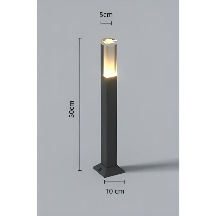 LuxeGarden Lampe LED Jardin Paysage Moderne | Blanc ou Chaud 30cm Extérieur