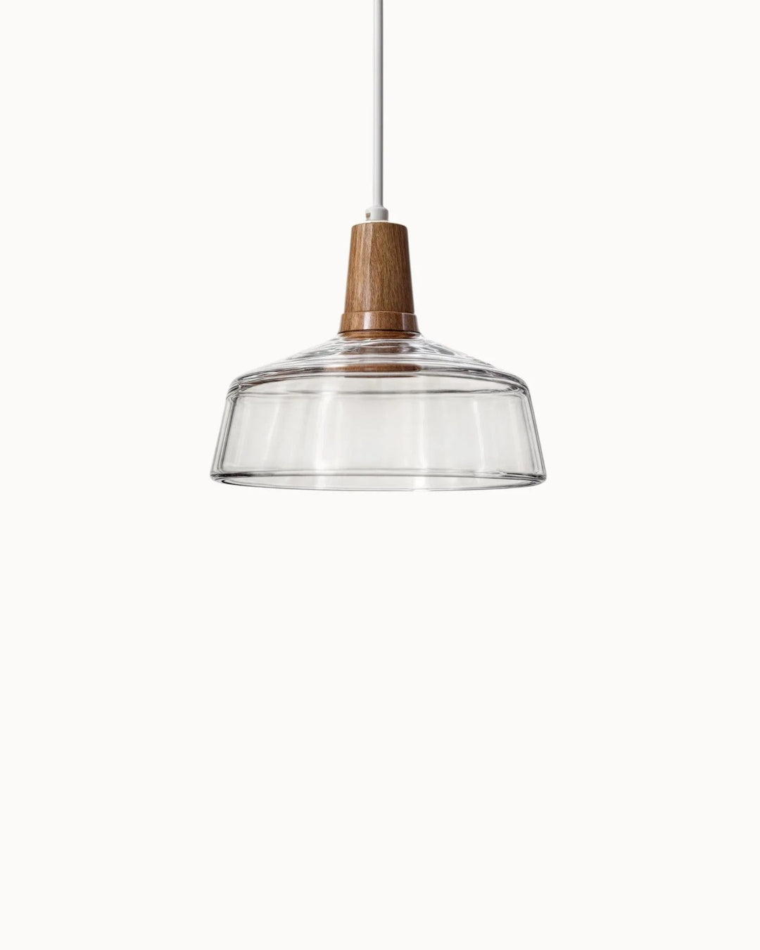 WoodenHalo Suspension Anneau en Bois LED | Design Anneau pour Salon Transparent A ou B
