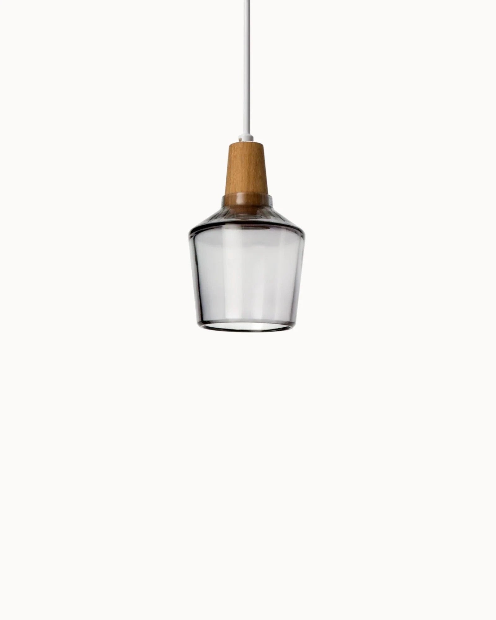 WoodenHalo Suspension Anneau en Bois LED | Design Anneau pour Salon Transparent A ou B