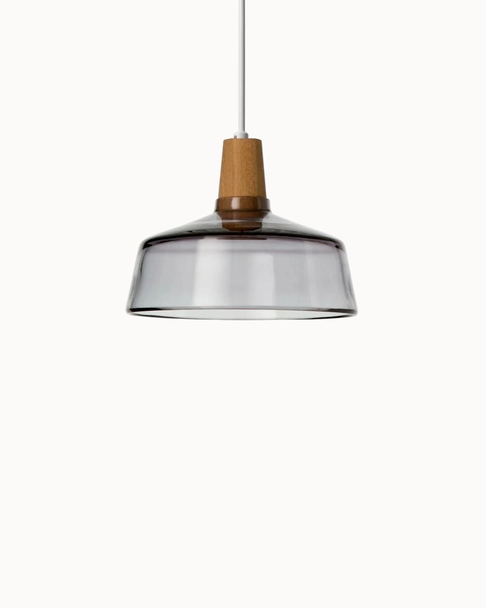 WoodenHalo Suspension Anneau en Bois LED | Design Anneau pour Salon Transparent A ou B