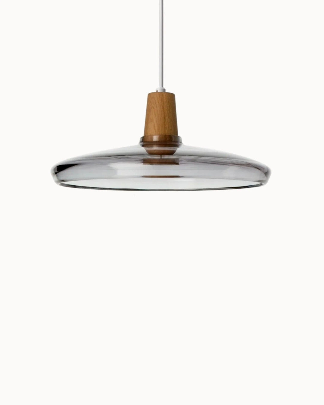 WoodenHalo Suspension Anneau en Bois LED | Design Anneau pour Salon Transparent A ou B