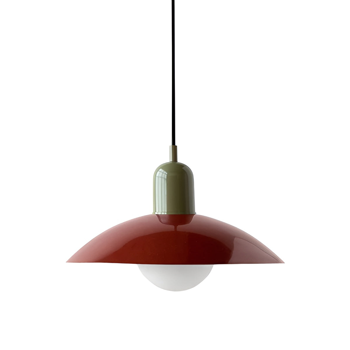 Macaron Suspension Scandinave Pastel Réglable | Blanc et Rose pour Salon