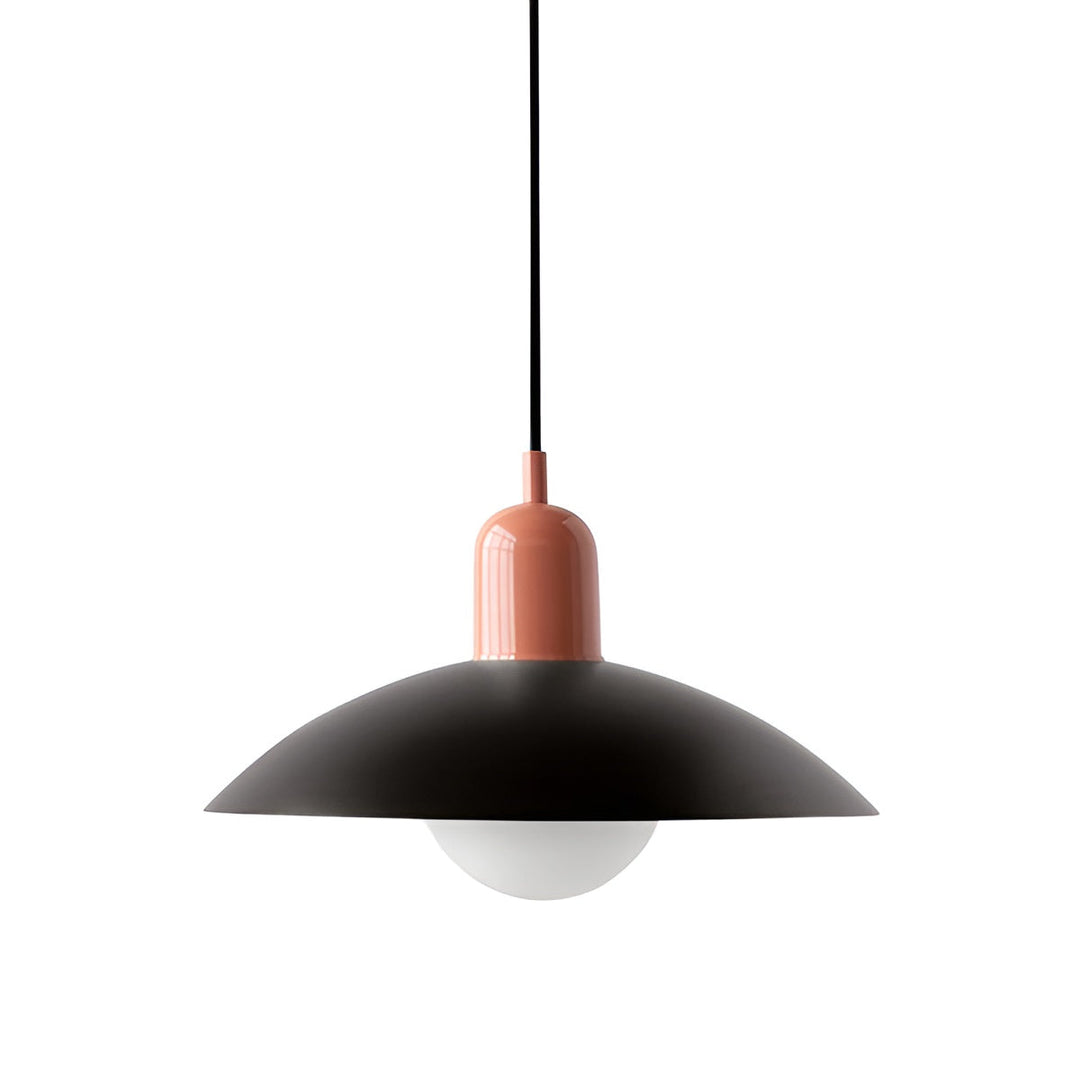 Macaron Suspension Scandinave Pastel Réglable | Blanc et Rose pour Salon
