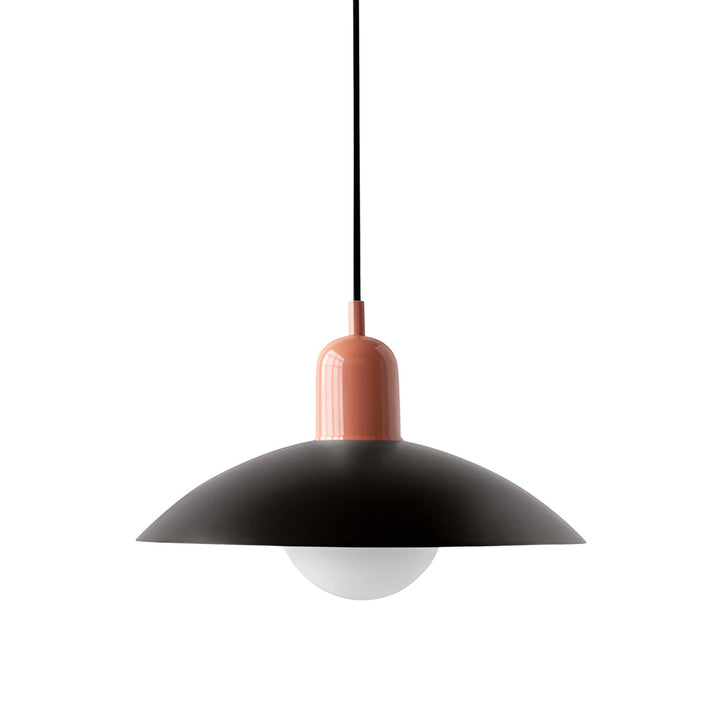 Macaron Suspension Scandinave Pastel Réglable | Blanc et Rose pour Salon
