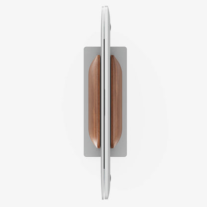 Support Vertical Laptop en Bois Noyer — Libère l'Espace et Améliore la Ventilation