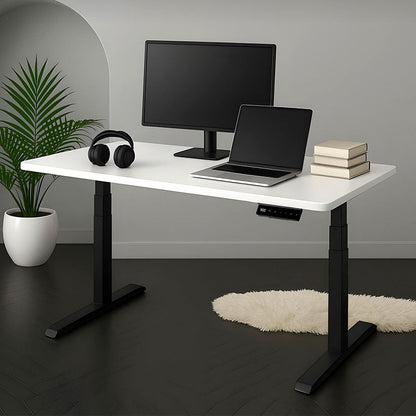Bureau Assis-Debout PRO à Double Moteur — Haute Performance et 5 Ans de Garantie