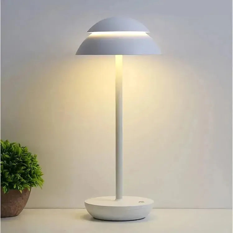 Lux Glow Lampe Esthétique Lumière Claire | Stylé Noir pour Bureau et Salon