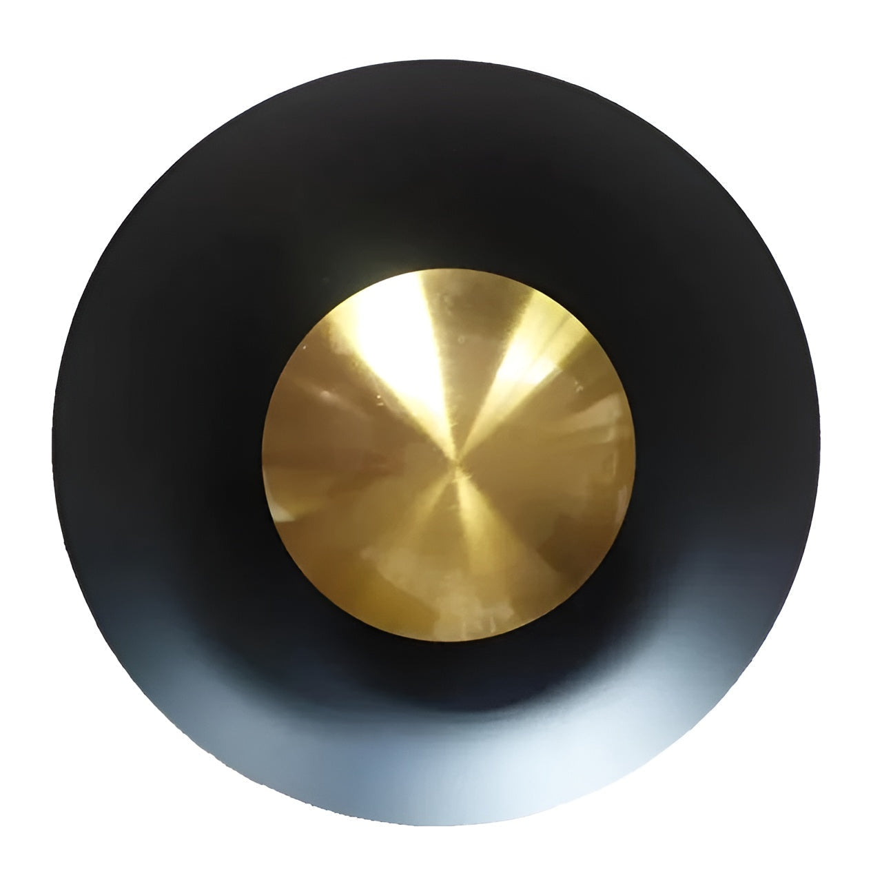 Applique Ronde LED Moderne Accent | Orange Doré Chaud 30cm Élégant