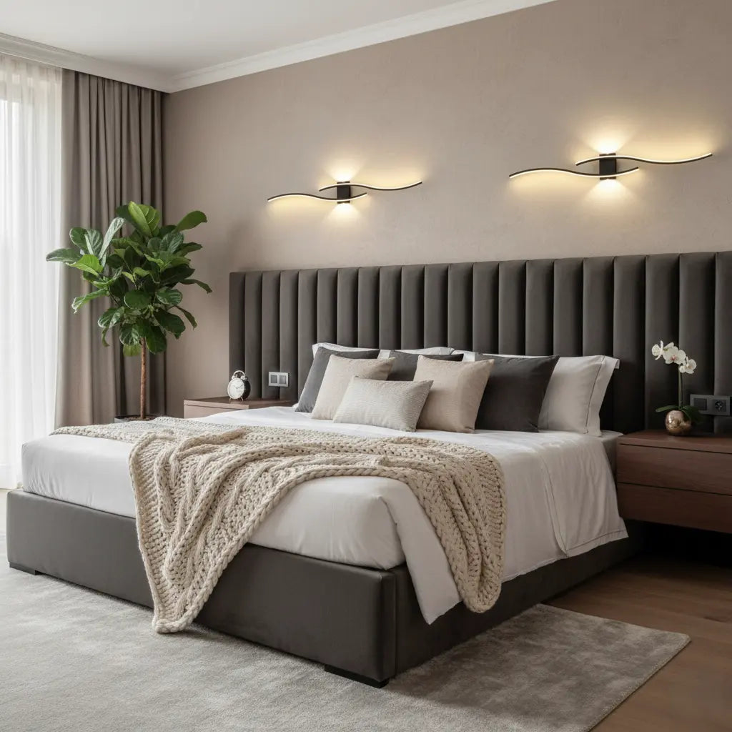 Aurum Applique Double Lumière Métal | Salon et Salle à Manger Moderne