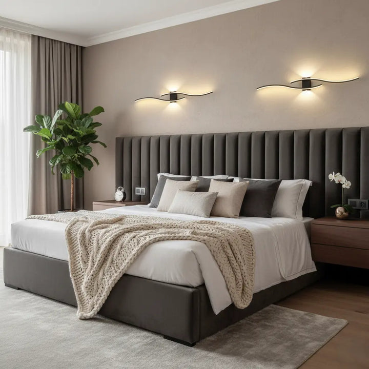 Aurum Applique Double Lumière Métal | Salon et Salle à Manger Moderne