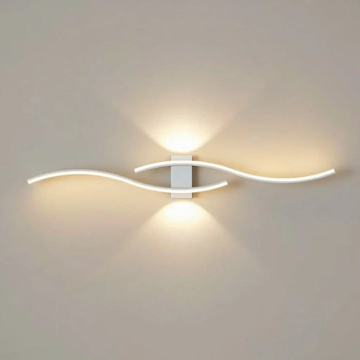 Aurum Applique Double Lumière Métal | Salon et Salle à Manger Moderne