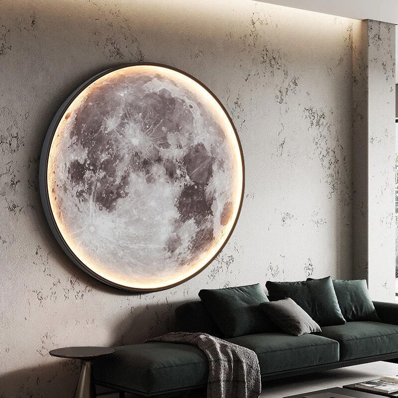 Lampe Lune Applique | Couleurs Réglables via App et Télécommande