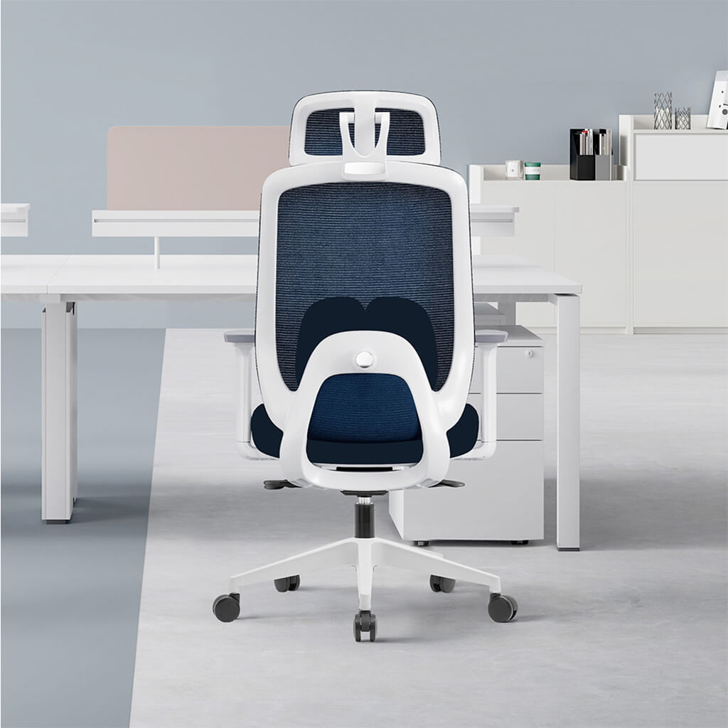 Chaise de Bureau Ergonomique Aera en Maille — 7 Couleurs disponibles