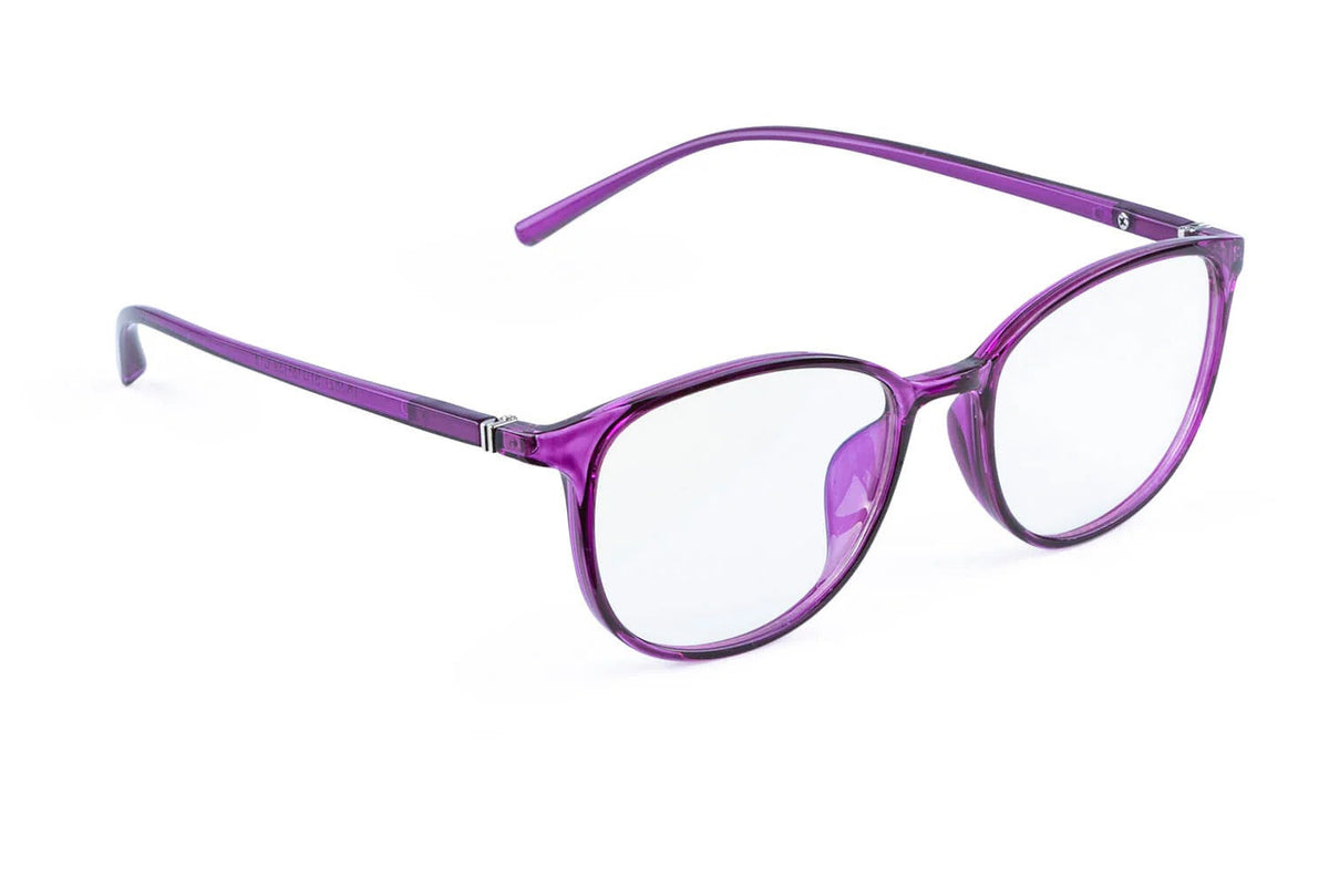 Lunettes Lumière Bleue Nicé — Style Féminin en Rose et Violet
