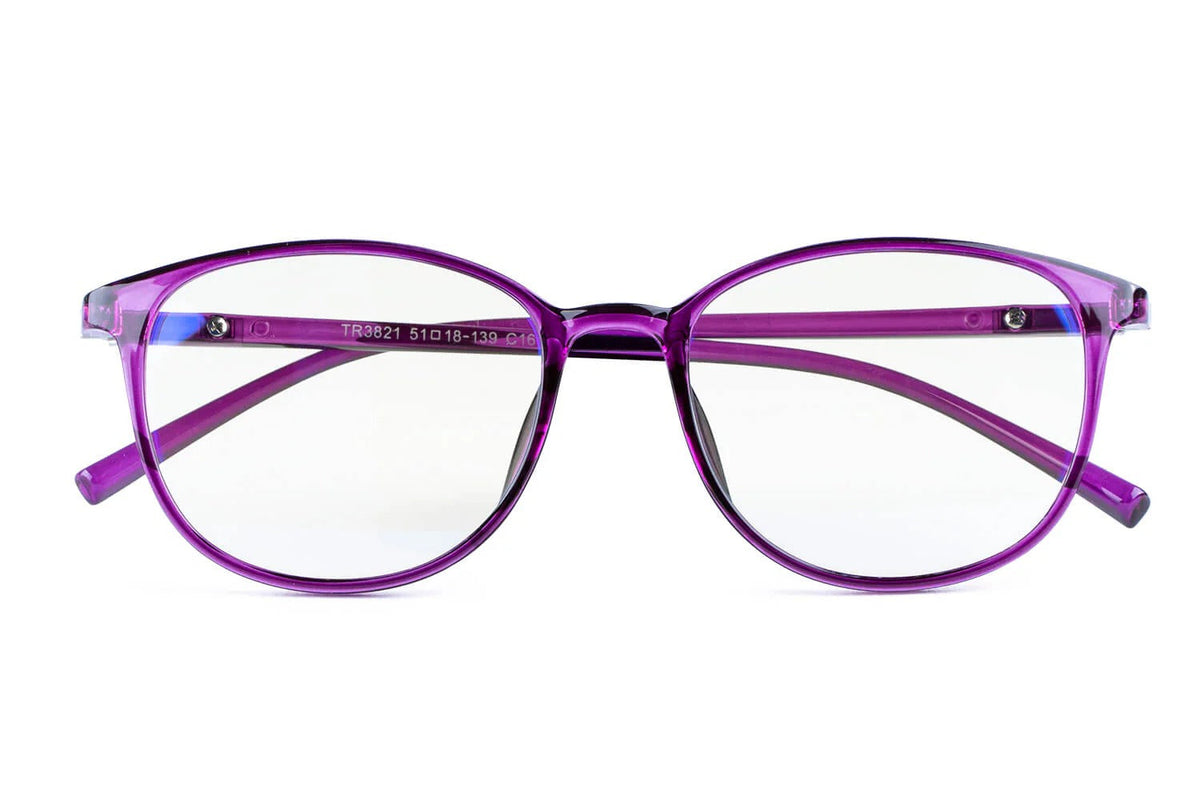 Lunettes Lumière Bleue Nicé — Style Féminin en Rose et Violet