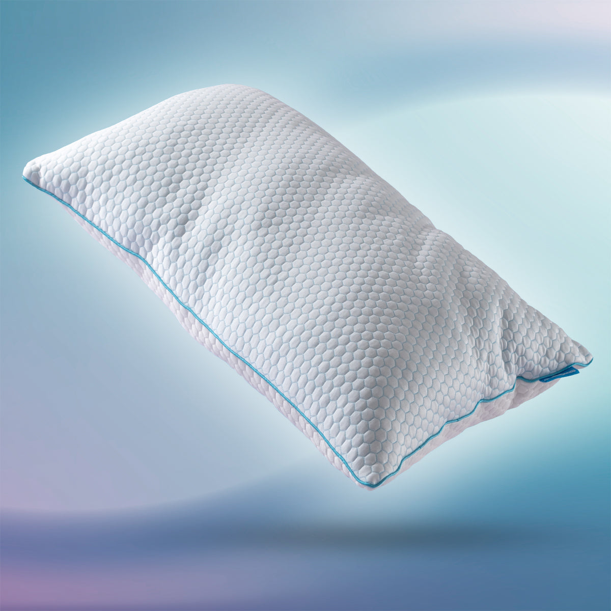 Oreiller Hybride Mémoire de Forme Double Face — Soutien Cervical et Fraîcheur