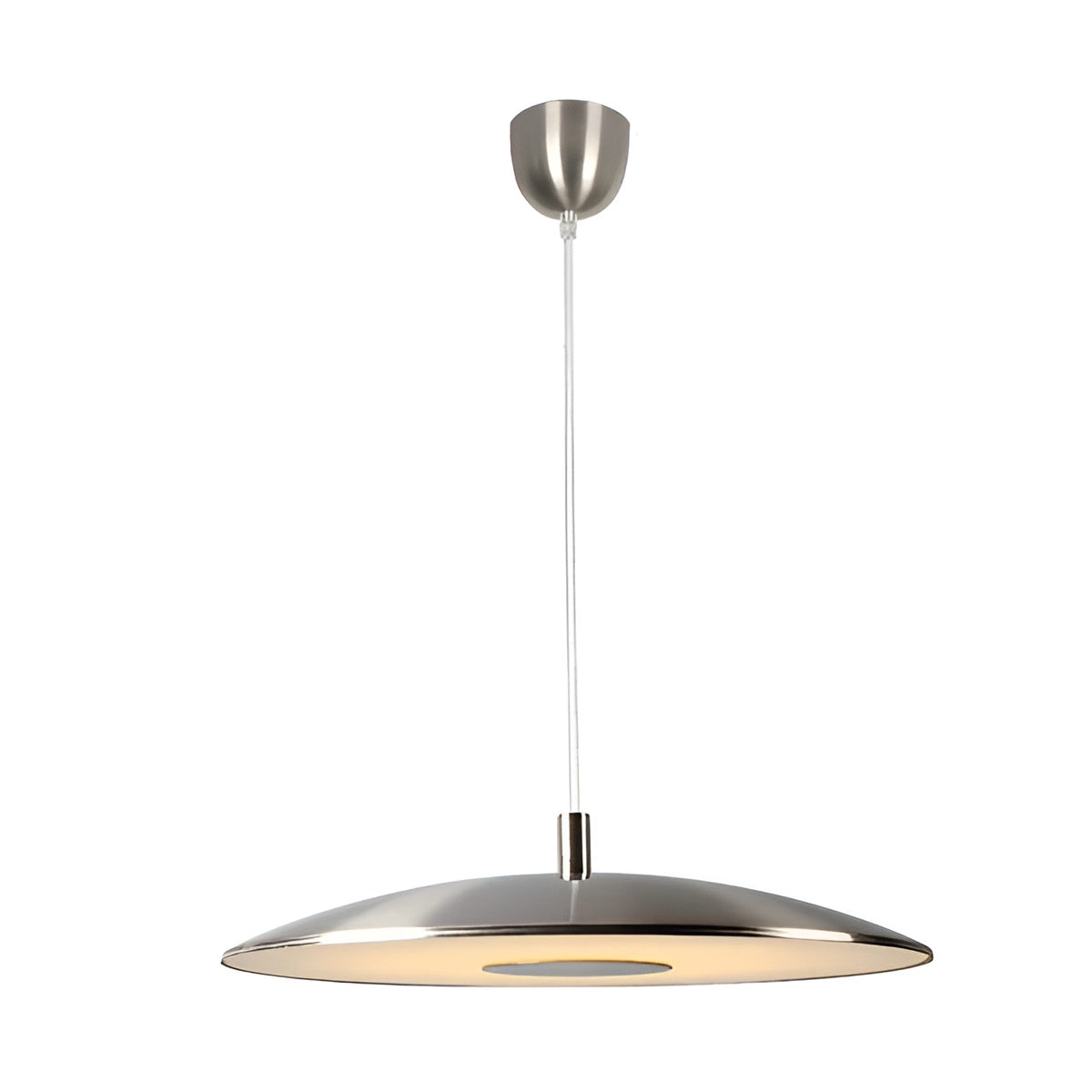 Suspension LED Fer et Nickel Décorative Moderne | Lumière Chaude Élégante
