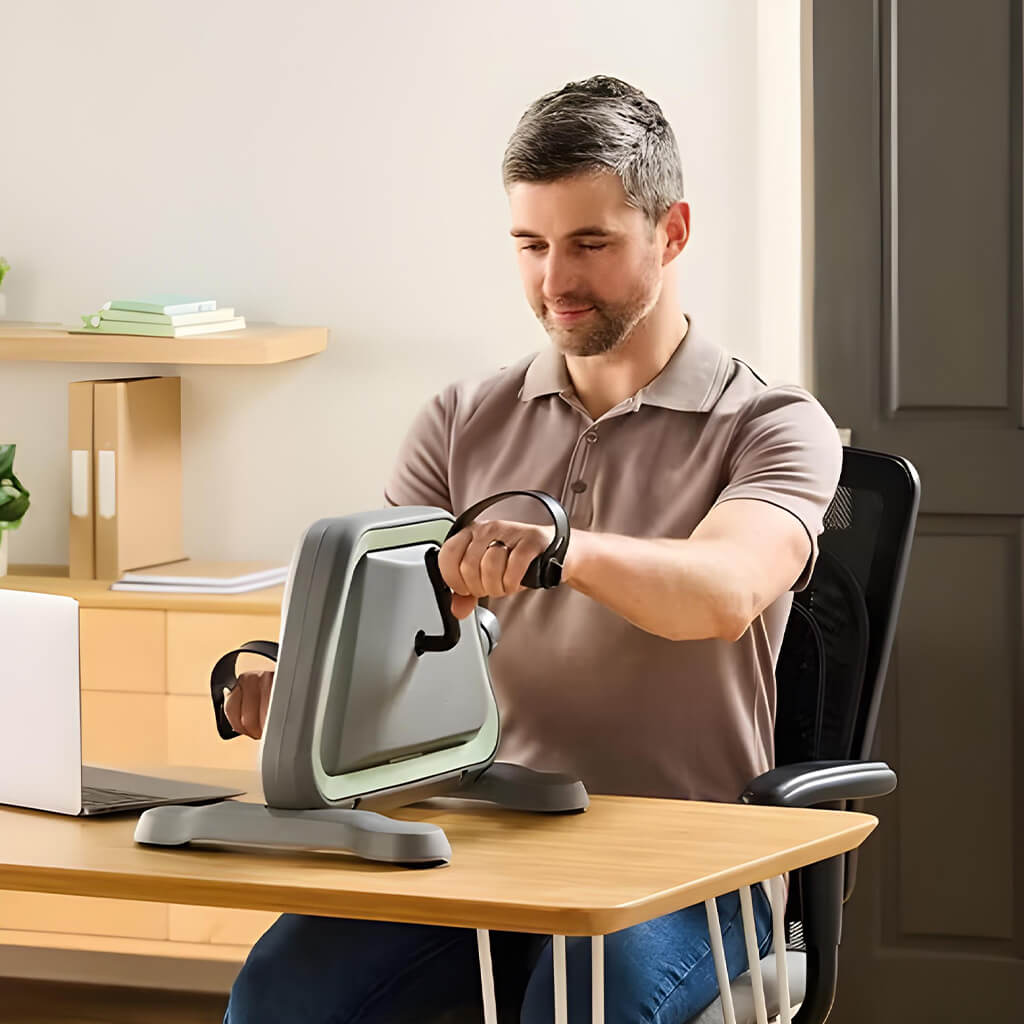 Vélo Pédalier Mini Portable pour Bureau — Circulation et Rééducation