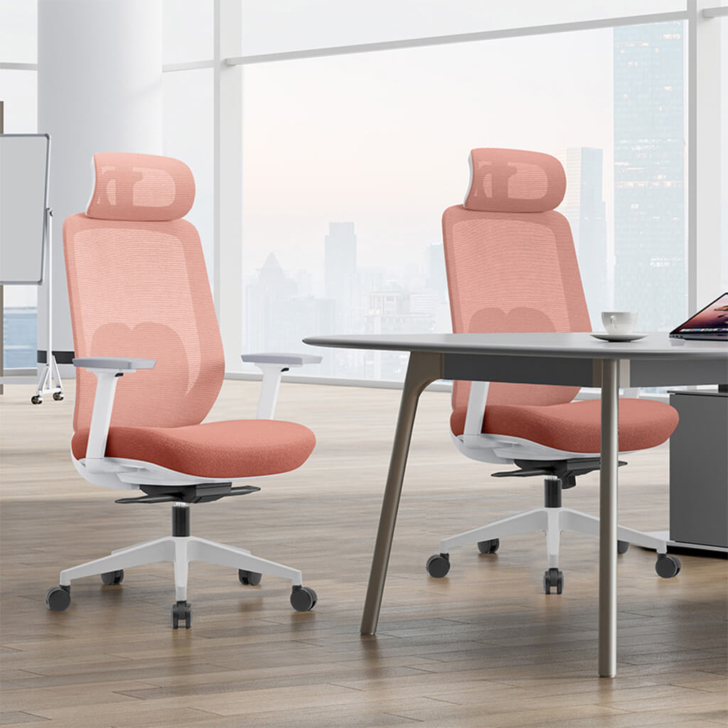 Chaise de Bureau Ergonomique Aera en Maille — 7 Couleurs disponibles