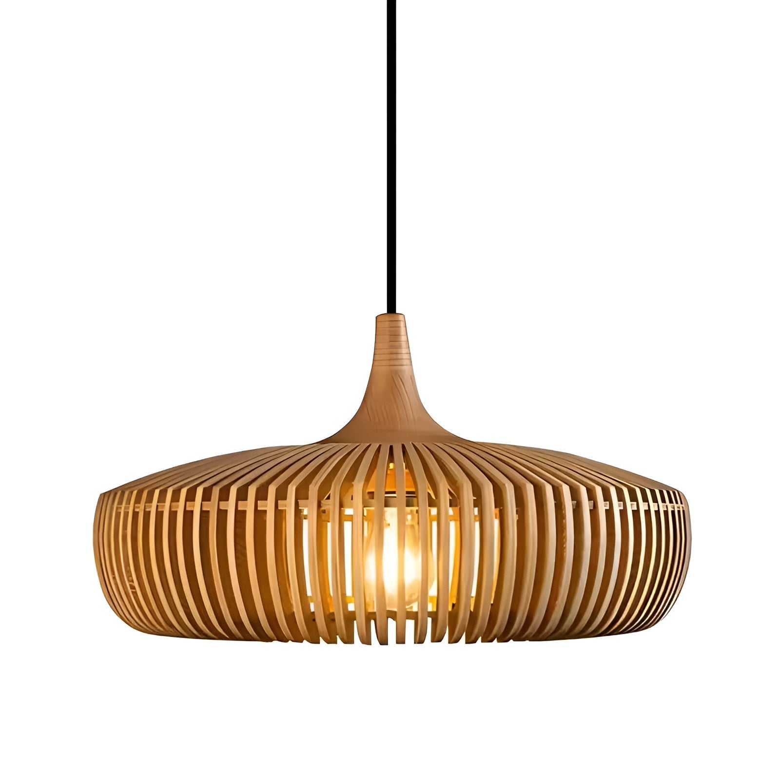 Suspension Bois Qualité Ambiance | Chêne ou Noyer pour Intérieur Cosy
