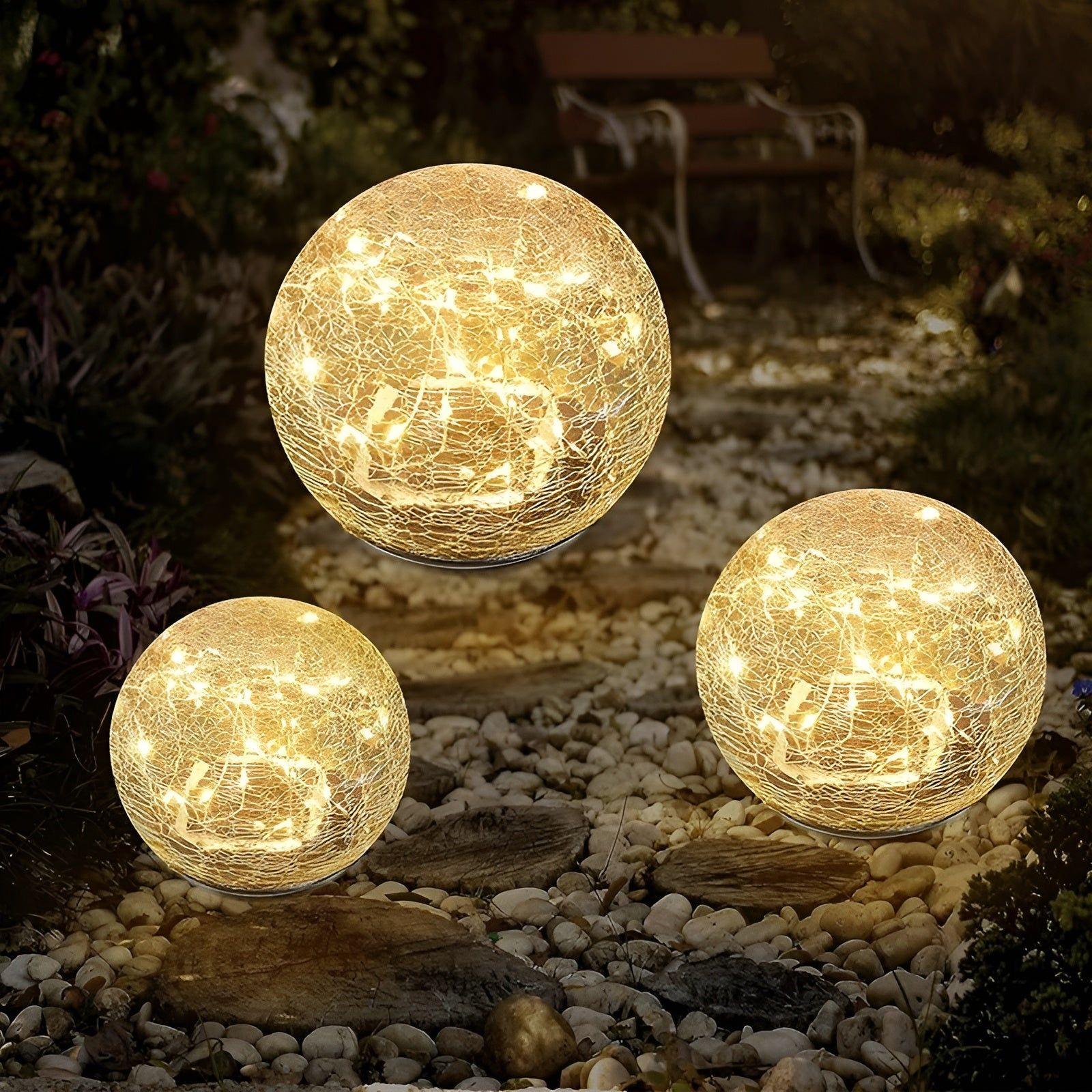 GardenGlimmer Lampe Solaire Jardin Étanche | Petit Format 10cm LED Extérieur