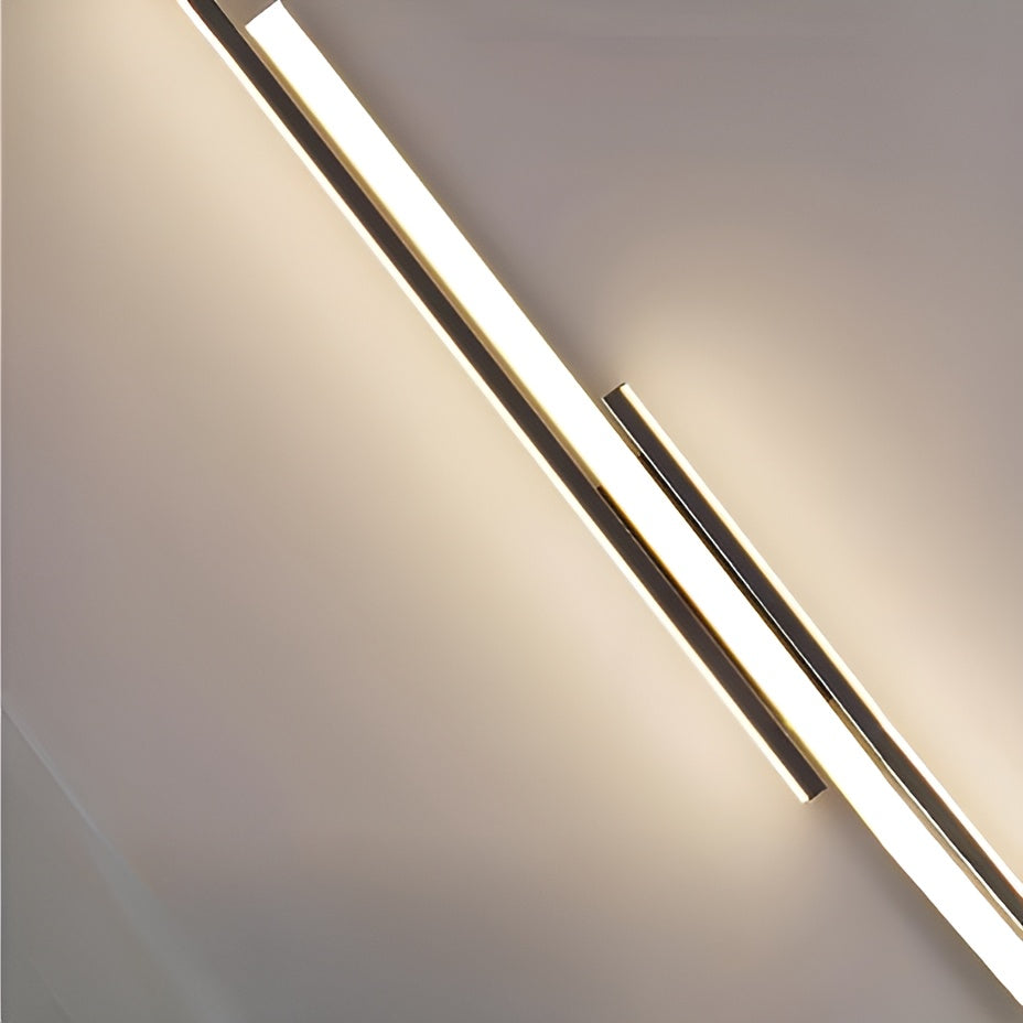 Plafonnier LED Long et Fin | Couloir Escalier et Chambre Blanc Chaud Élégant