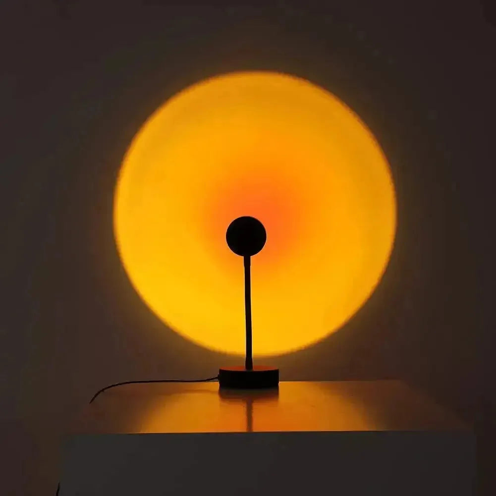 Sunset Glo Lampe Projection Coucher de Soleil | Ambiance Chaleureuse Décorative