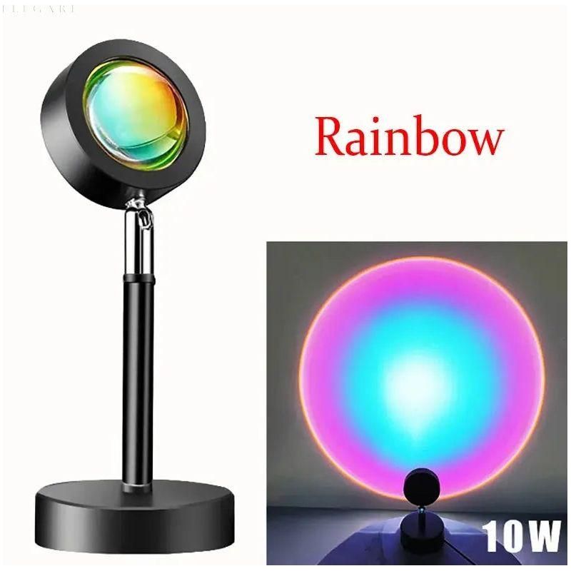 Sunset Glo Lampe Projection Coucher de Soleil | Ambiance Chaleureuse Décorative