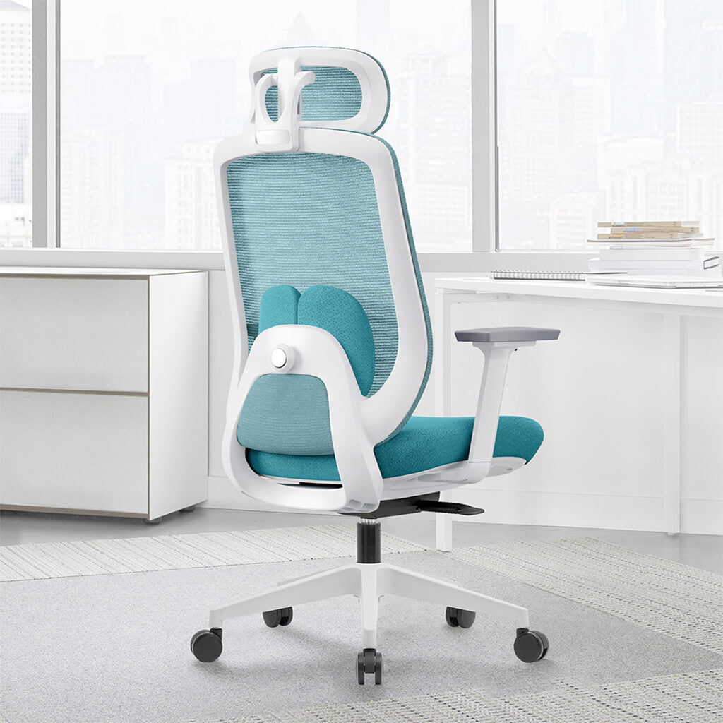 Chaise de Bureau Ergonomique Aera en Maille — 7 Couleurs disponibles