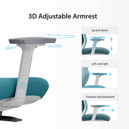 Chaise Ergonomique Aera Adaptative en Maille — Couleurs Originales et 12 Réglages