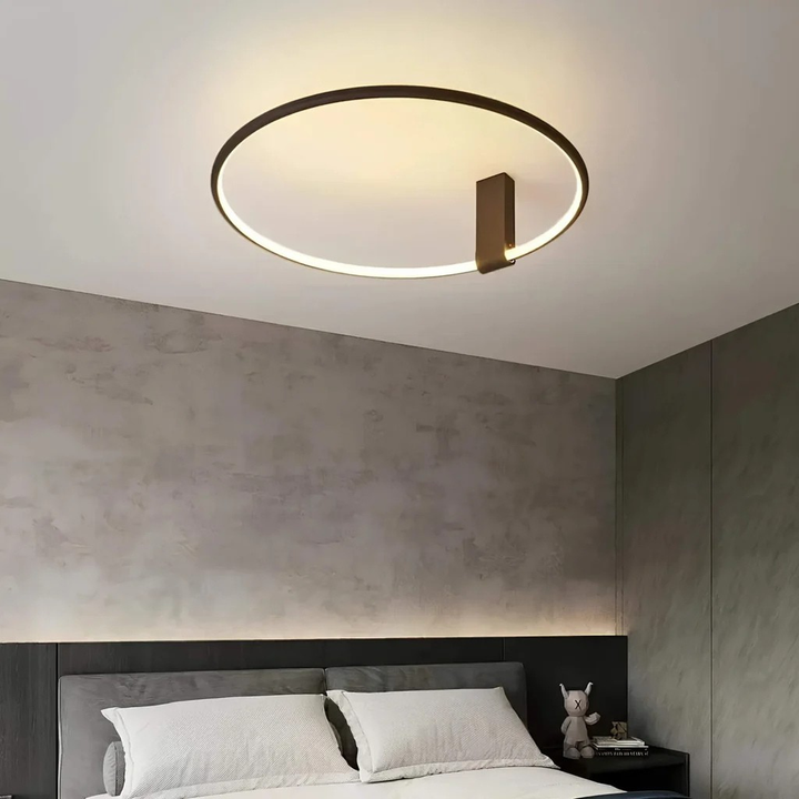 Plafonnier LED Moderne Économique | Salon et Salle à Manger Stylé Noir ou Blanc