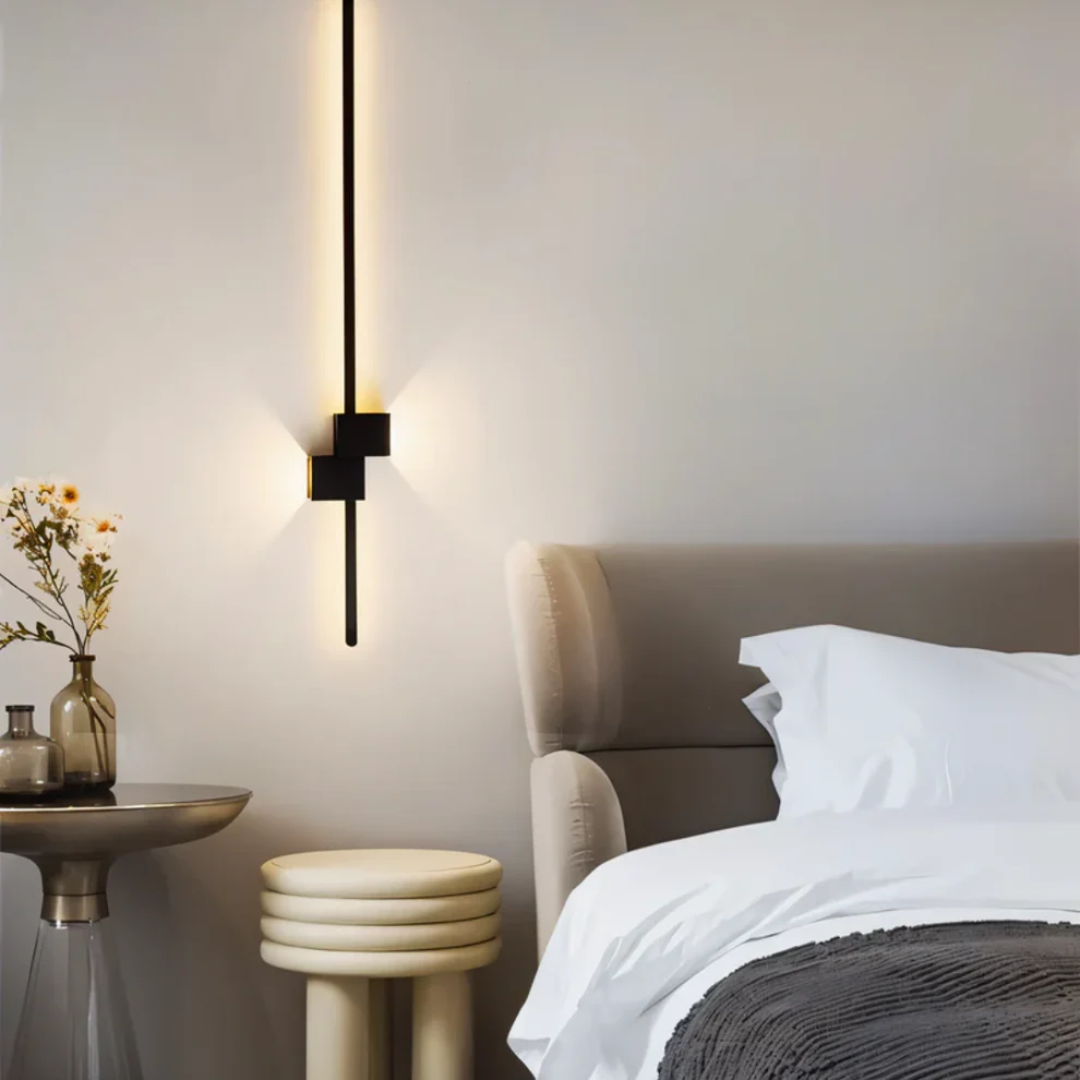 Veris Applique LED Blanc Chaud 3000K Moderne | Intérieur Doré Élégant