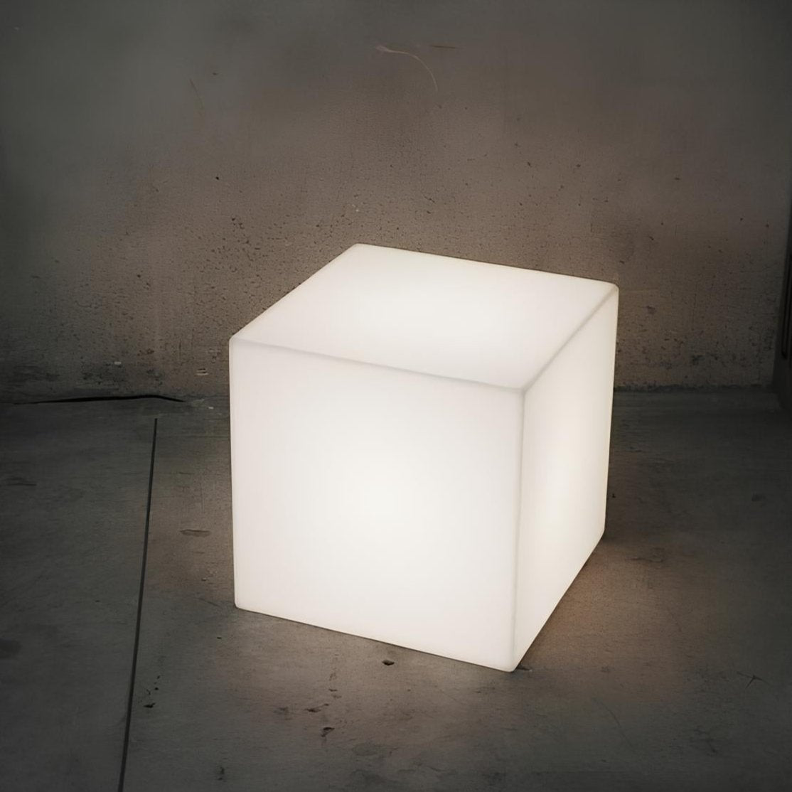 CubeAura Lampe Cube Géométrique Jardin | Éclairage Extérieur Design 10 ou 15cm
