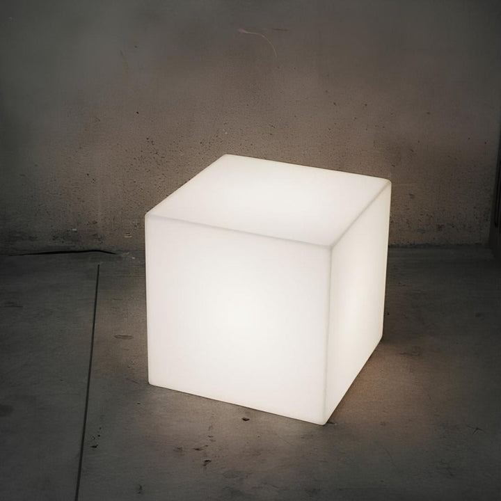 CubeAura Lampe Cube Géométrique Jardin | Éclairage Extérieur Design 10 ou 15cm