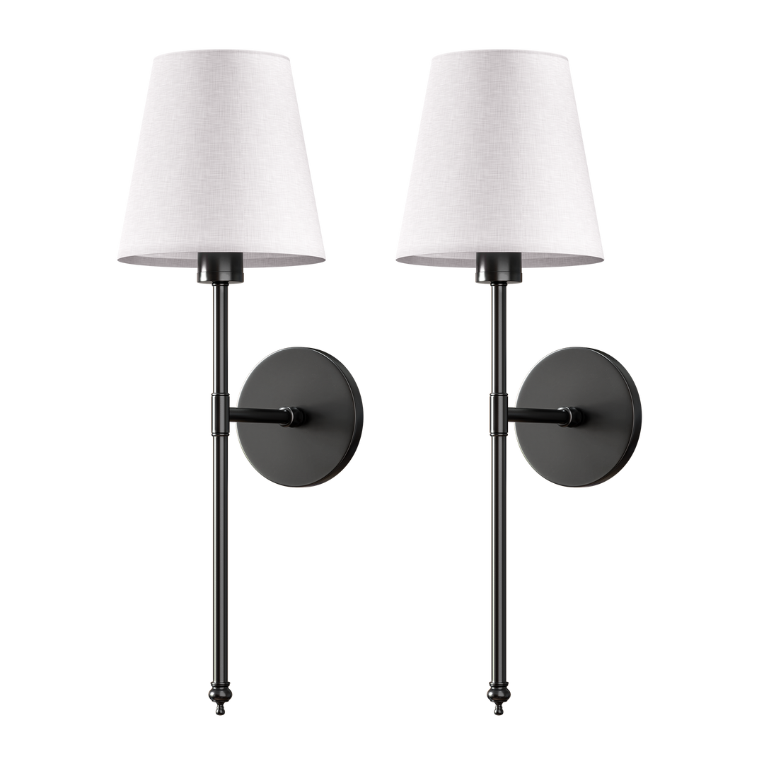 Vavra Appliques LED Set 2 Sans Percer | Blanc Chaud Doré ou Noir