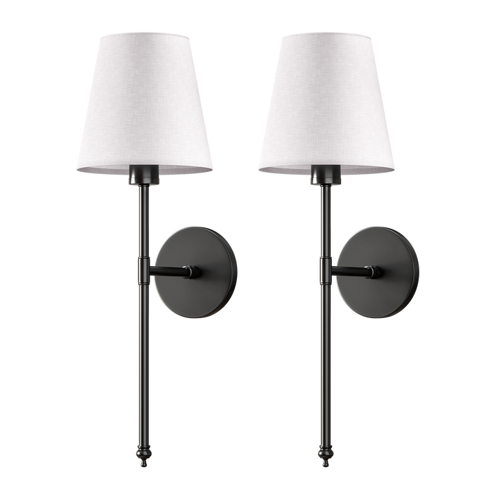 Vavra Appliques LED Set 2 Sans Percer | Blanc Chaud Doré ou Noir