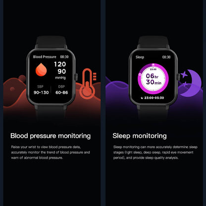 Montre Connectée Fitness Tracker — Suivi Santé Sport et Sommeil
