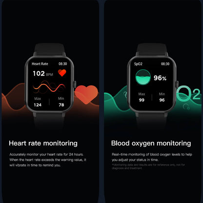 Montre Connectée Fitness Tracker — Suivi Santé Sport et Sommeil