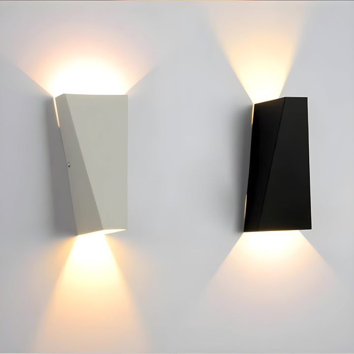 GlowHorizon Applique Aluminium Up-Down Nordic LED | Architectural Noir Froid ou Chaud
