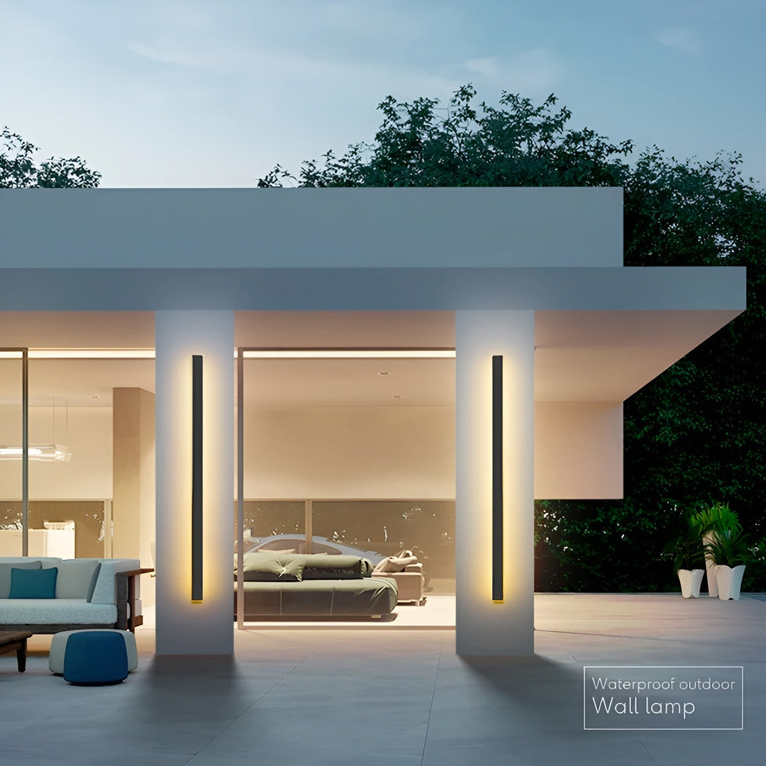 Miroir LED Aluminium Étanche 60cm | Terrasse Entrée et Salon Chaud ou Froid