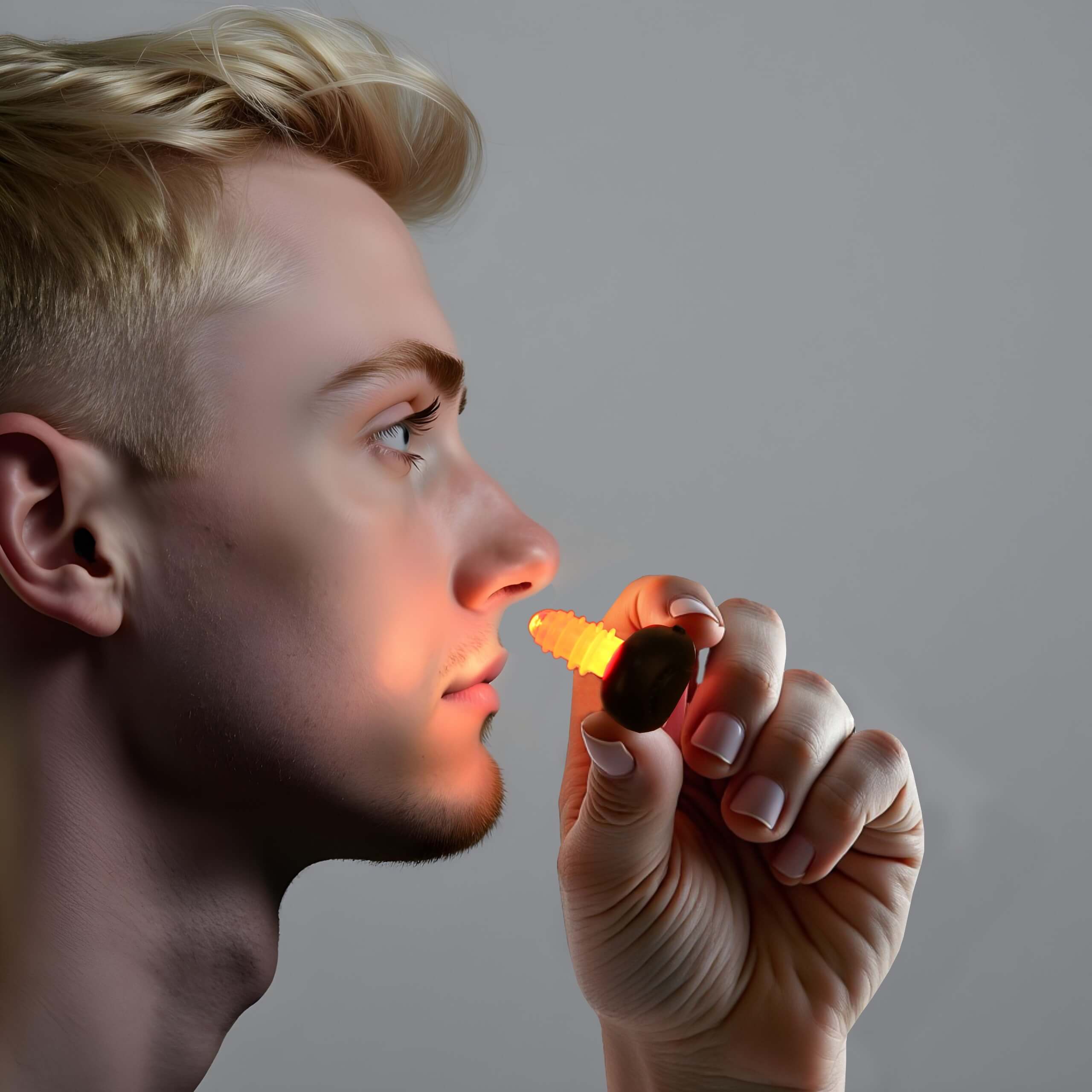 Dispositif de Thérapie Lumière Rouge Nasale pour Allergie et Rhinite
