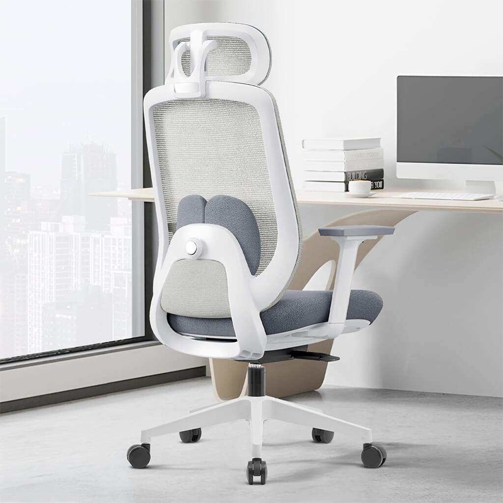 Chaise de Bureau Ergonomique Aera en Maille — 7 Couleurs disponibles