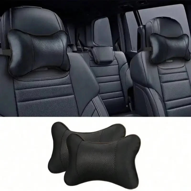 Breathable Mesh Car Headrest - Year-Round Cervical Comfort