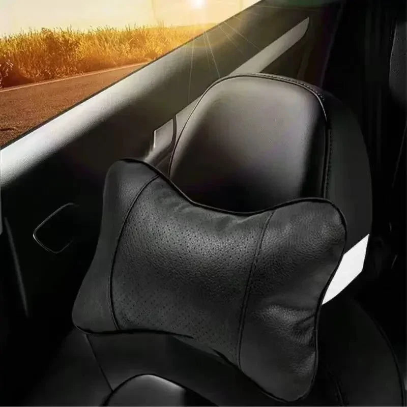 Breathable Mesh Car Headrest - Year-Round Cervical Comfort