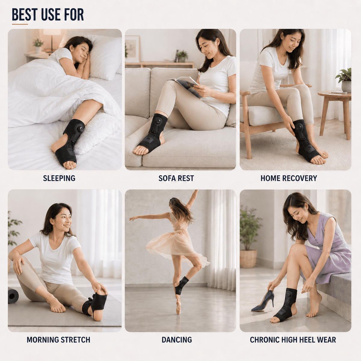 Adjustable Night Splint - Plantar Fasciitis & Dorsiflexion Nighttime