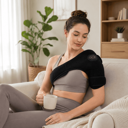 USB Heated Shoulder Bandage - 3-in-1 Joint Relief