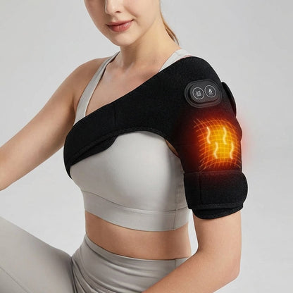 USB Heated Shoulder Bandage - 3-in-1 Joint Relief