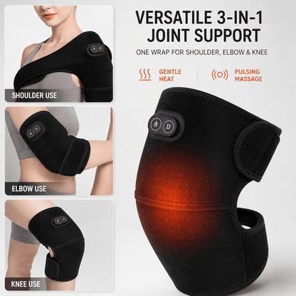 USB Heated Shoulder Bandage - 3-in-1 Joint Relief