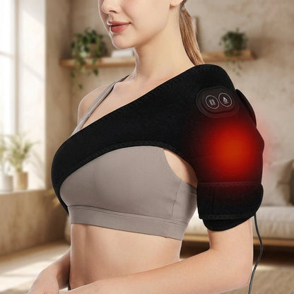 USB Heated Shoulder Bandage - 3-in-1 Joint Relief